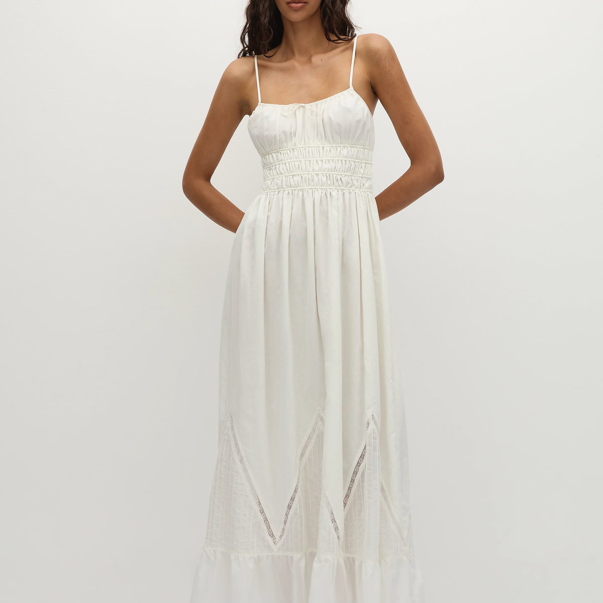 Meline Maxi Dress White