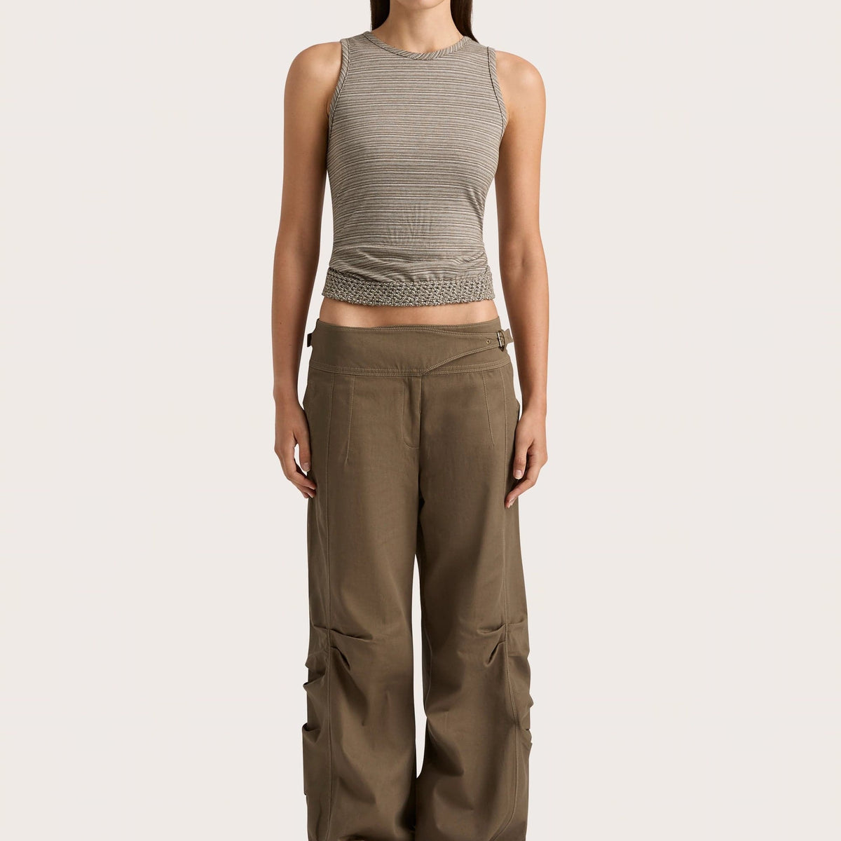 Maceio Top Walnut Stripe Final Sale – Faithfull the Brand AU