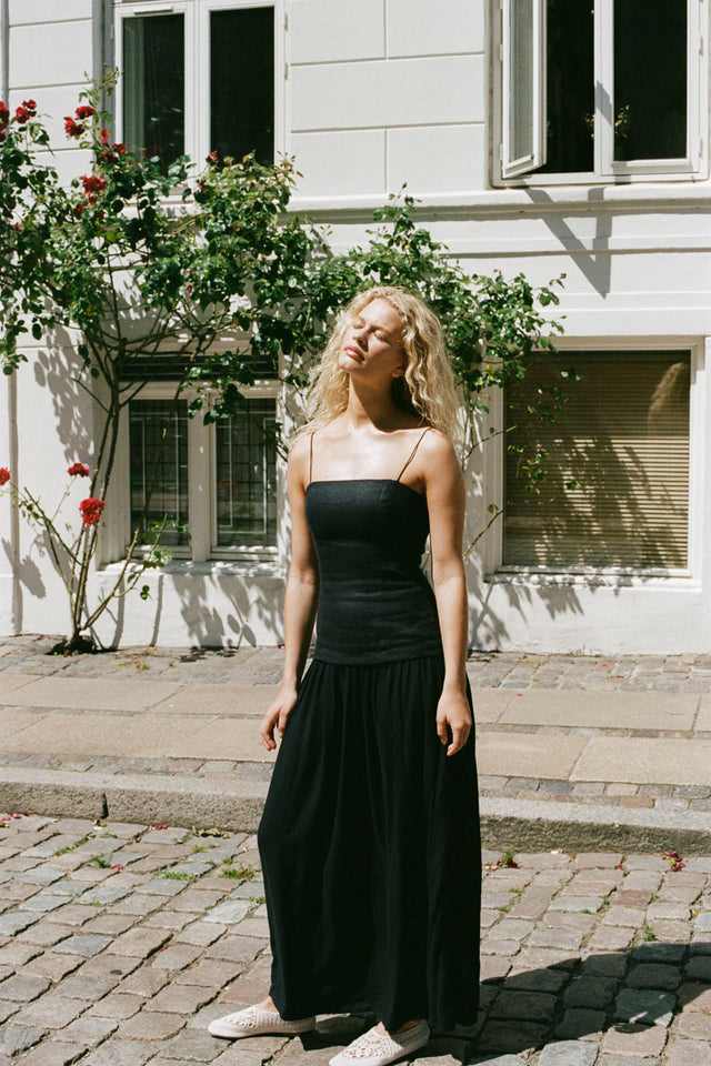 Lenise Maxi Dress Black - Faithfull the Brand AU Lenise Maxi Dress Black - Faithfull the Brand AU