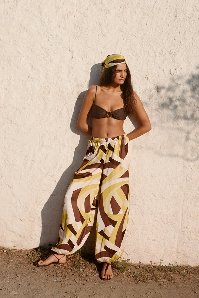 Kortez Balloon Pant Mila Geometric Print