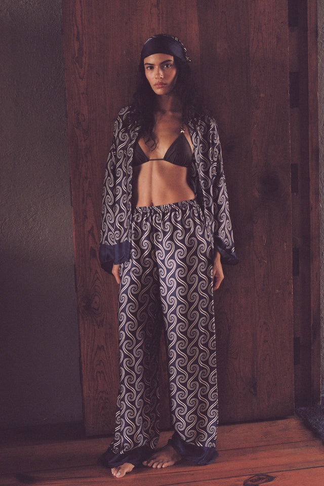 Cora Shirt Juanita Swirl Indigo