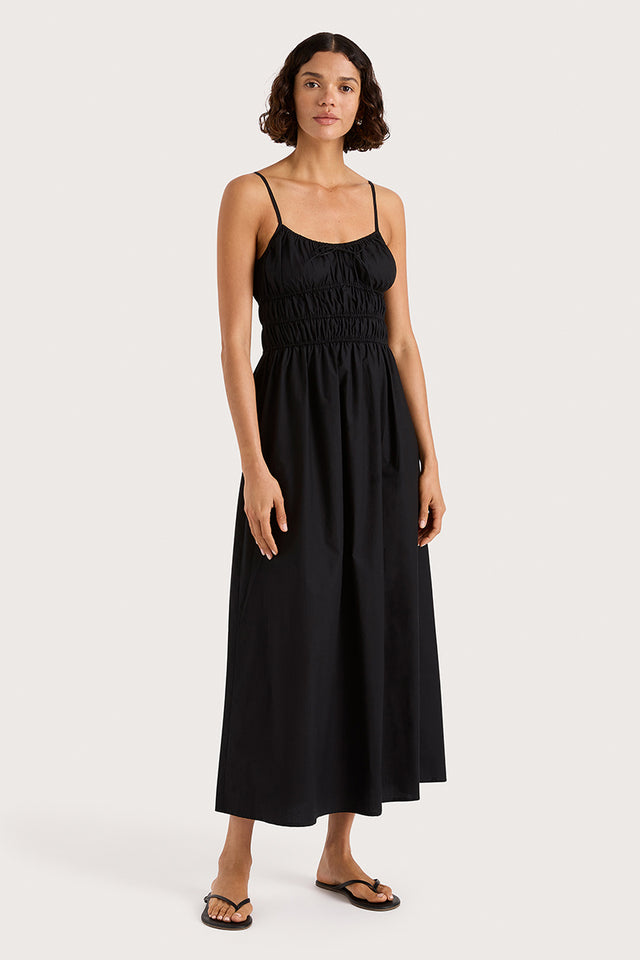 Marianne Midi Dress Black