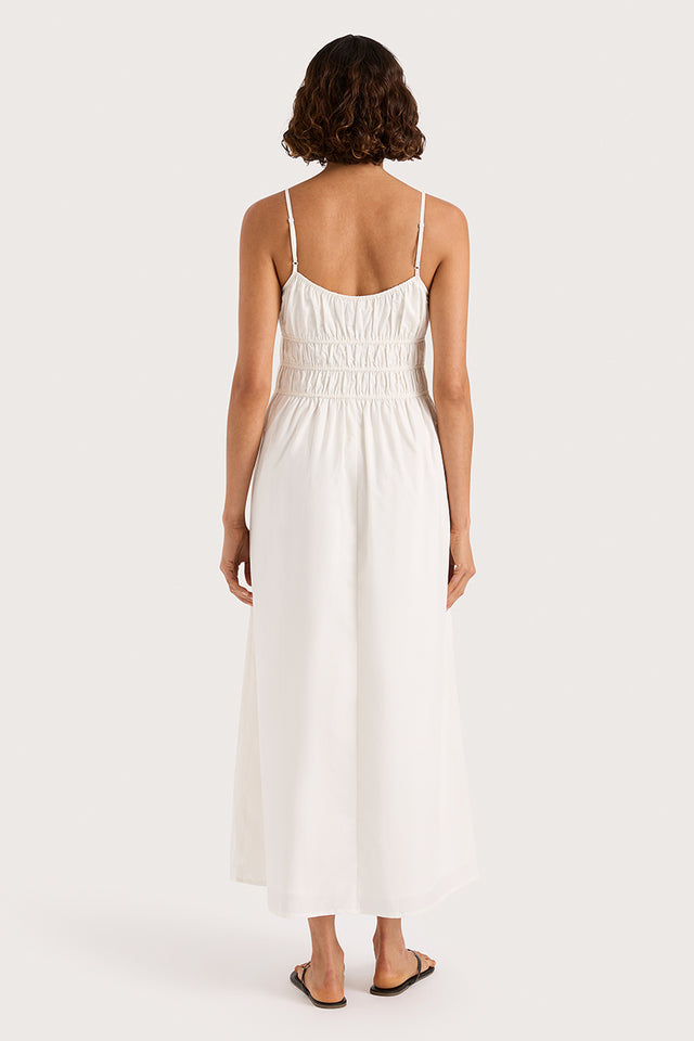 Marianne Midi Dress White
