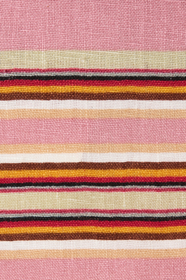 Yolina Maxi Dress Barragan Stripe Dusty Mauve