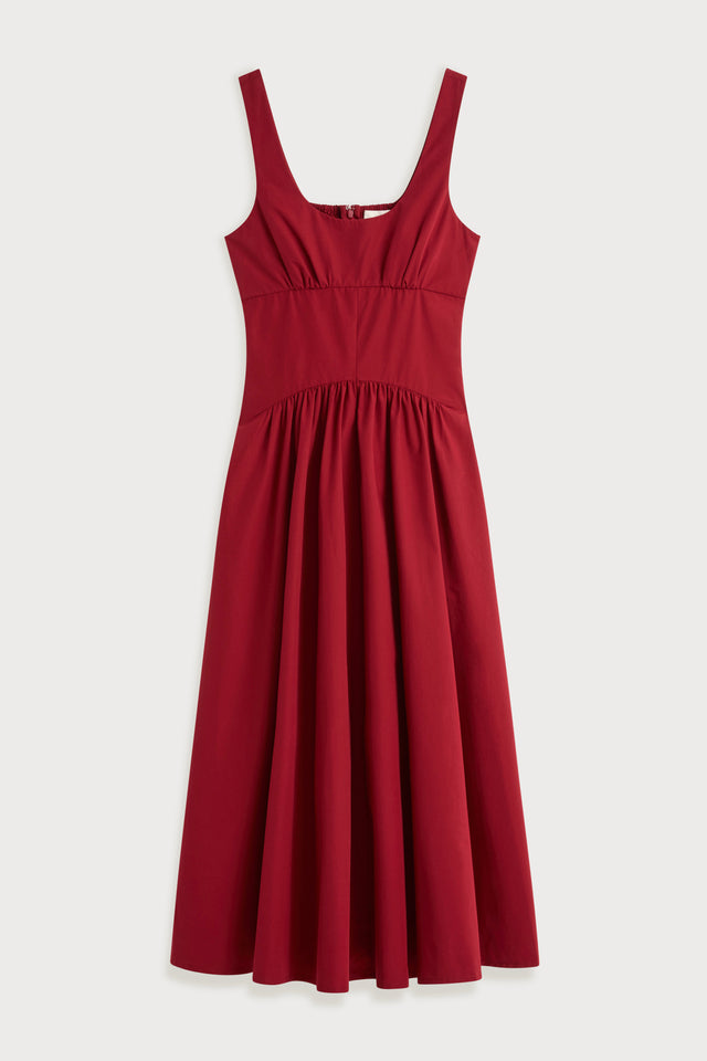 Atena Midi Dress Cherry