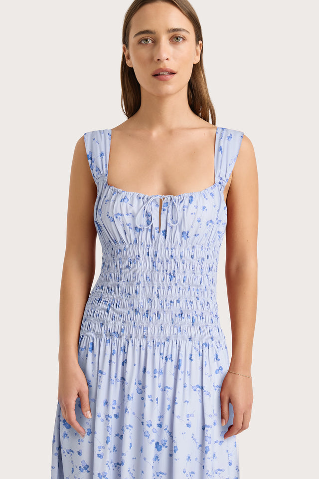 Yerres Midi Dress Blossom Blue