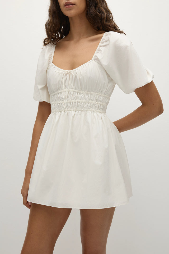 Sophia Mini Dress White