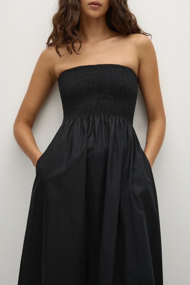 Jamie Midi Dress Black