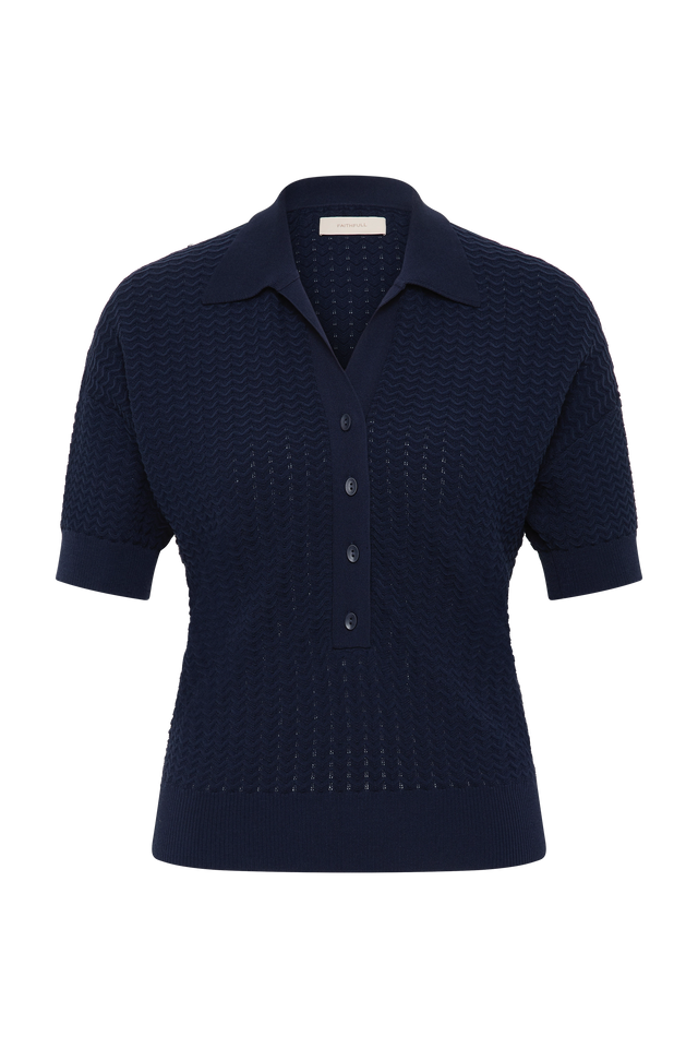 Oana Polo Shirt Vintage Navy