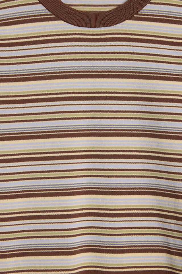 Casia Maxi Skirt Canaria Stripe Carob