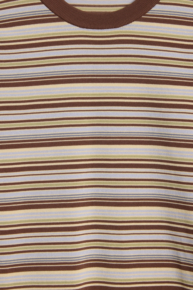 Leandra T-Shirt Canaria Stripe Carob