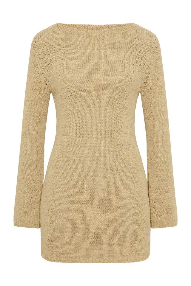 Micah Mini Dress Wheat