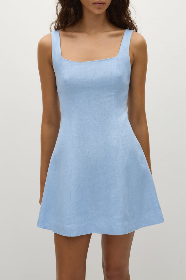 Felice Mini Dress Mineral Blue
