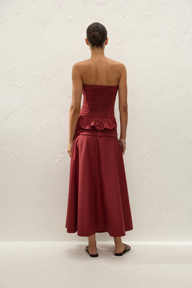 Simone Top Porto Red