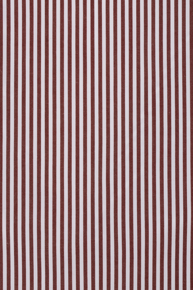 Hedda Top Maia Stripe Burgundy