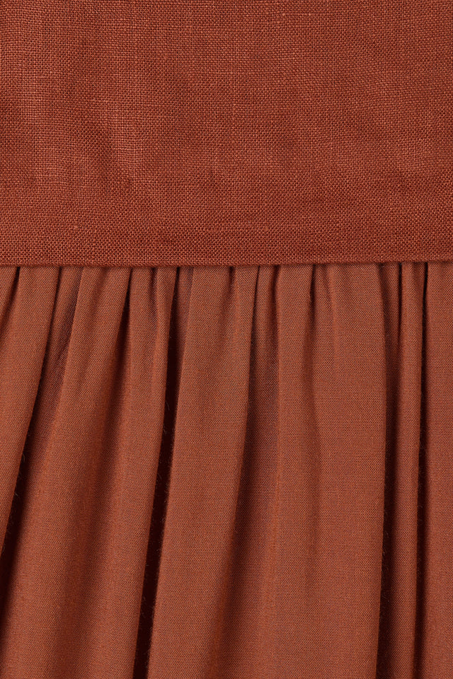 Tali Maxi Dress Terracotta