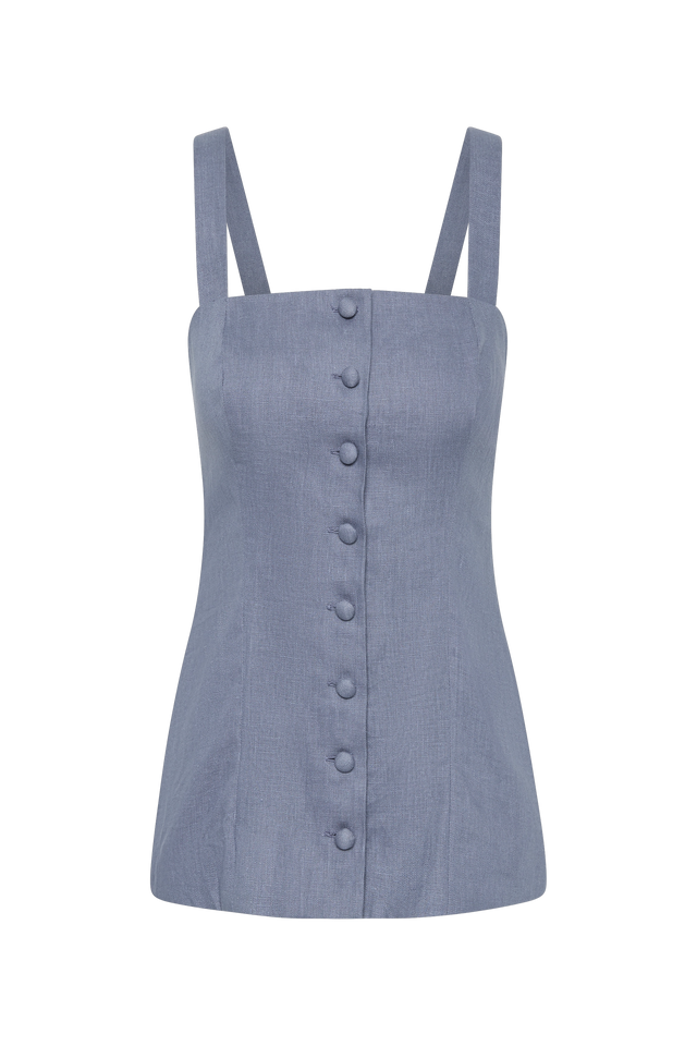 Corbiere Vest Cornflower Blue