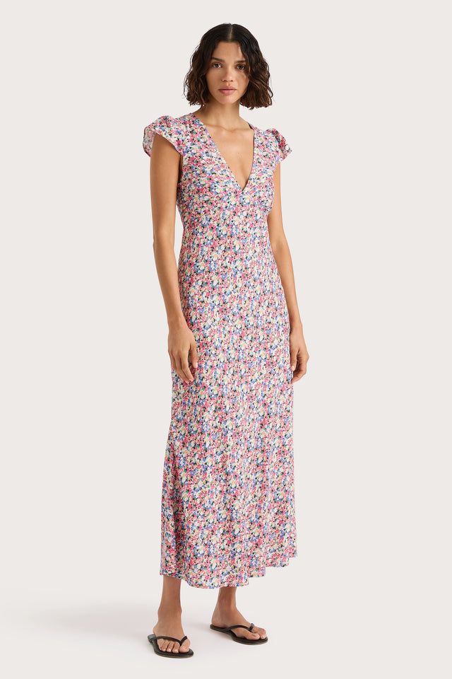 Esson Midi Dress Valerie Floral Multi