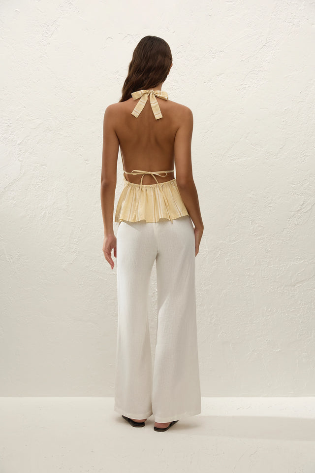 Ermita Top Ombre Stripe Faded Mustard