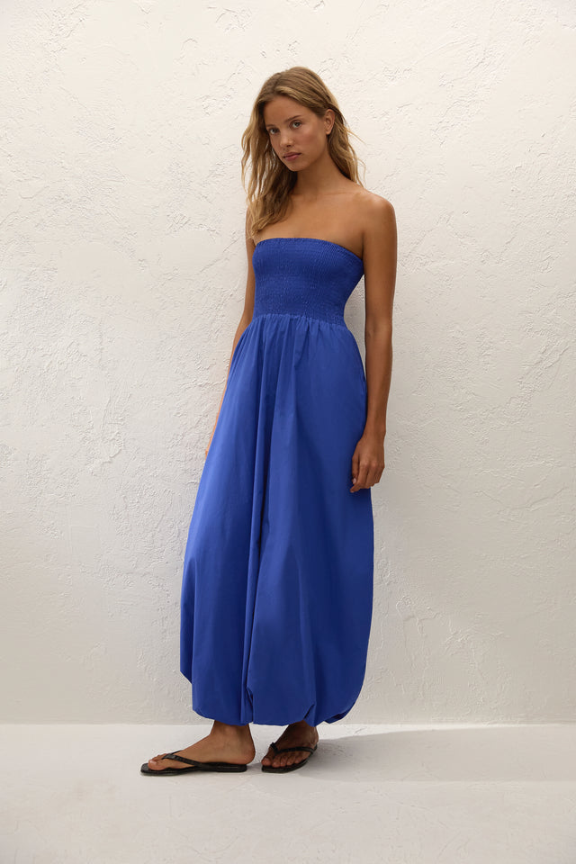 Lunaire Midi Dress Cobalt