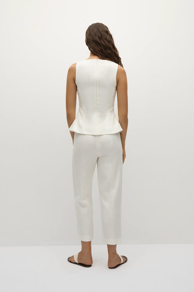 Claudine Pant White - Final Sale
