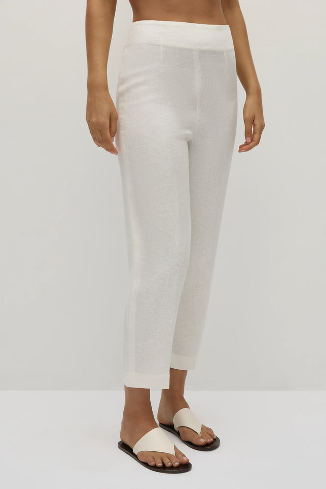Claudine Pant White