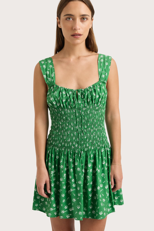 Yerres Mini Dress Green