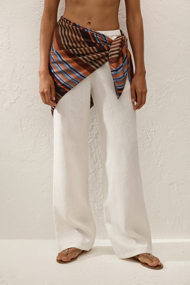Soleil Waist Scarf Elena Stripe