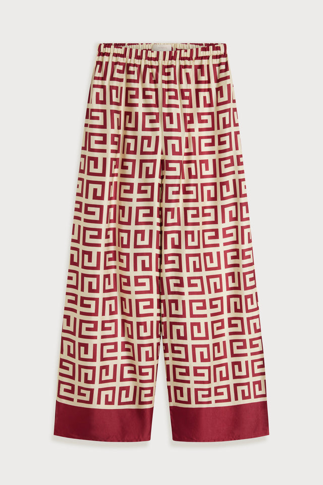 Jensen Pant Meander Cherry
