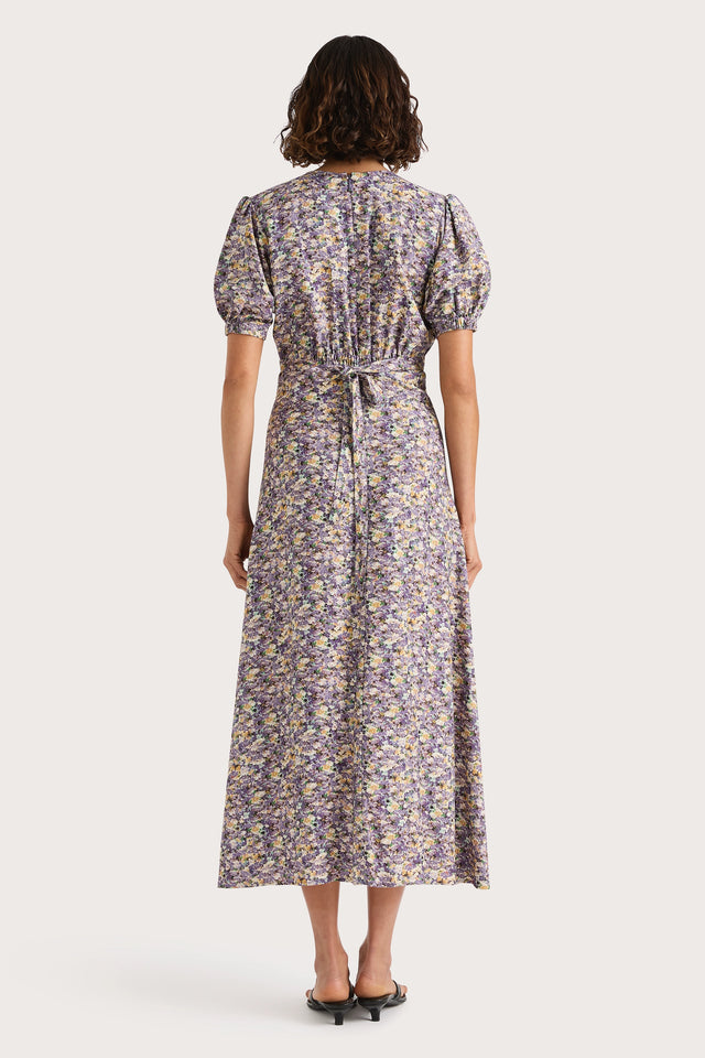 Bellavista Midi Dress Valerie Floral Purple