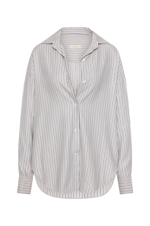 En Vau Shirt Navy Stripe