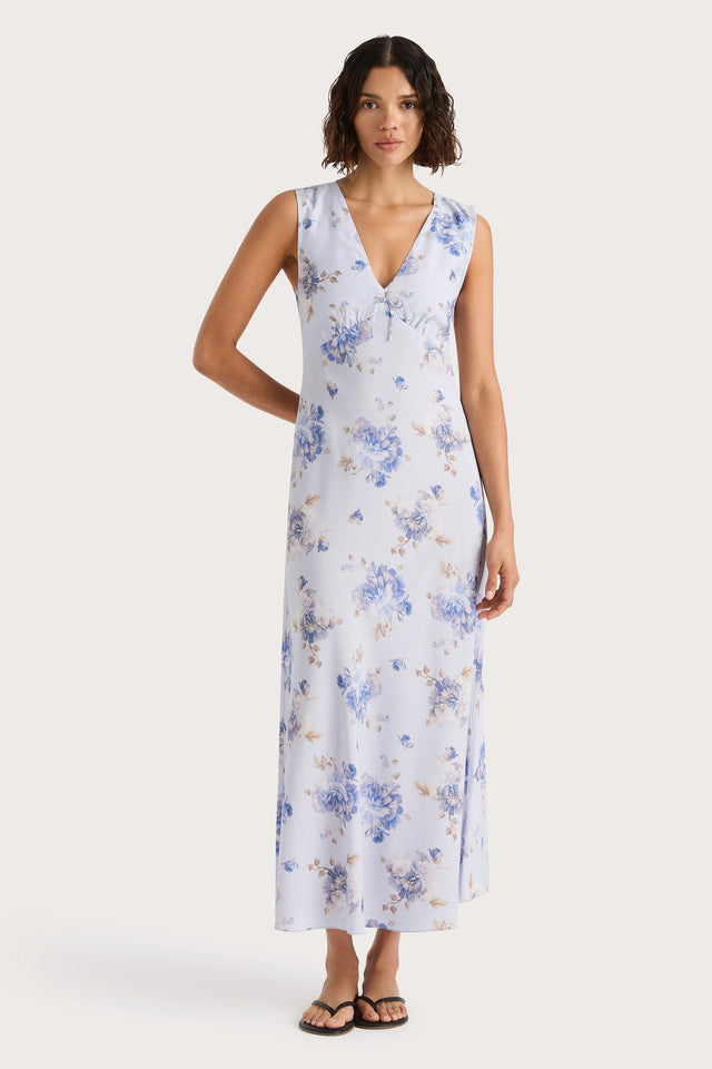 Josephine Maxi Dress Leona Floral Lilac