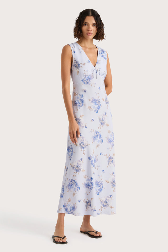 Josephine Maxi Dress Leona Floral Lilac