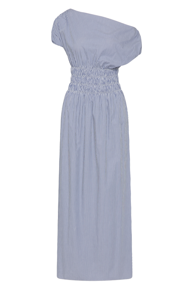 Kara Maxi Dress Helle Stripe Vintage Navy