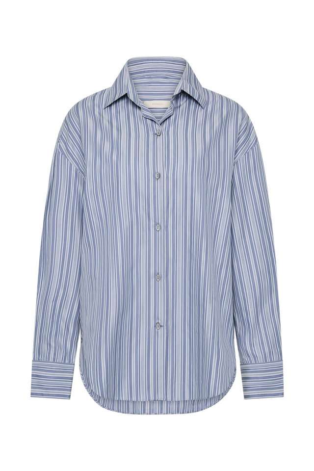 En Vau Shirt Blue Stripe