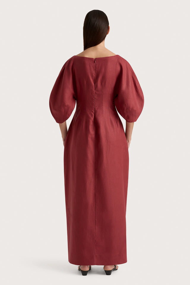 Raynara Maxi Dress Wine