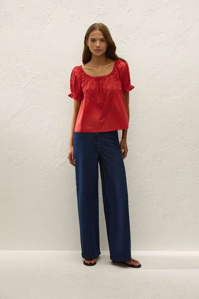 Jovita Top Red