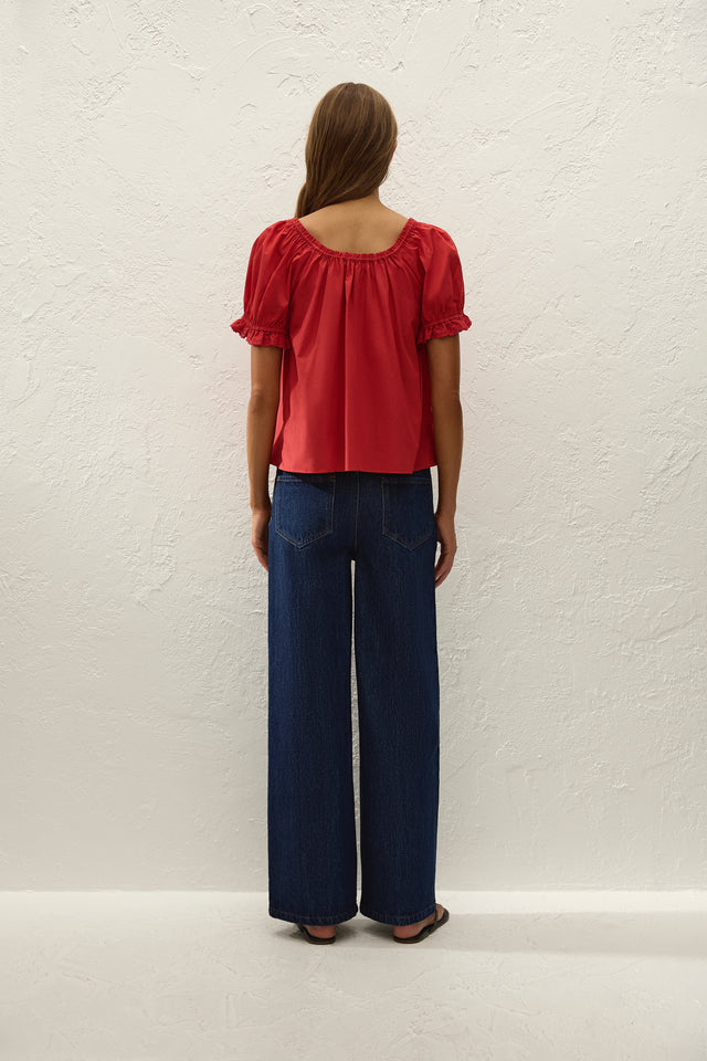 Jovita Top Red