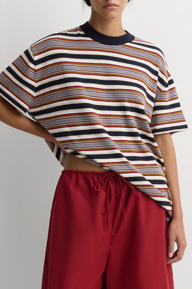 Le Paz Top Luis Stripe Faded Butter