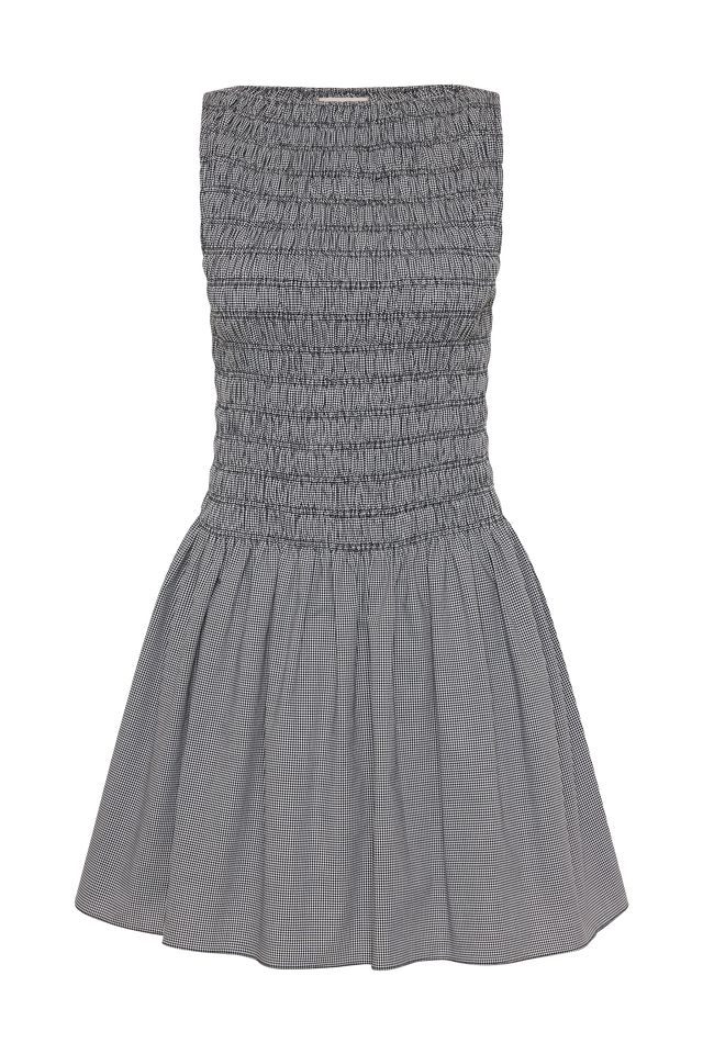 Noa Mini Dress Gingham Black - Faithfull the Brand AU Noa Mini Dress Gingham Black - Faithfull the Brand AU