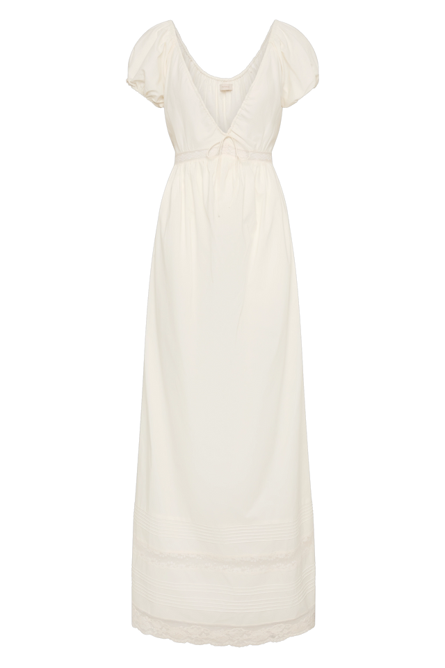 Elodia Maxi Dress Mila Lace Ivory