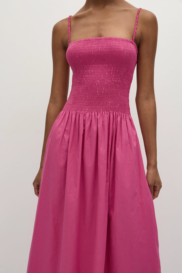 Phoebe Maxi Dress Cerise