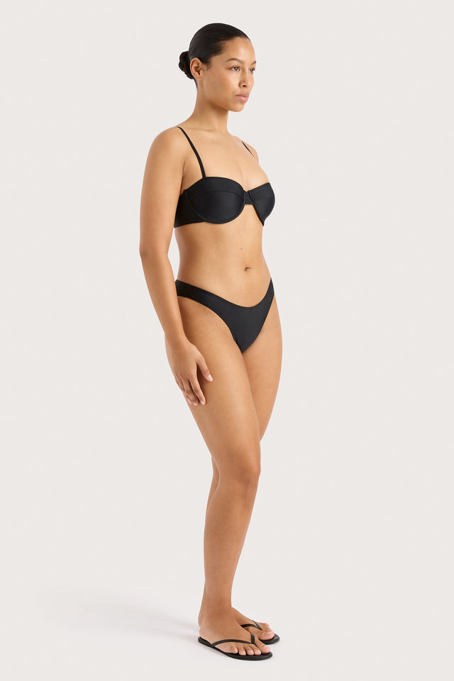 Farrah Bikini Top Black