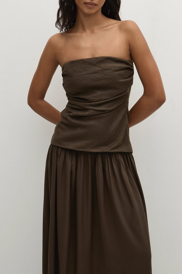 Hedy Maxi Dress Forest