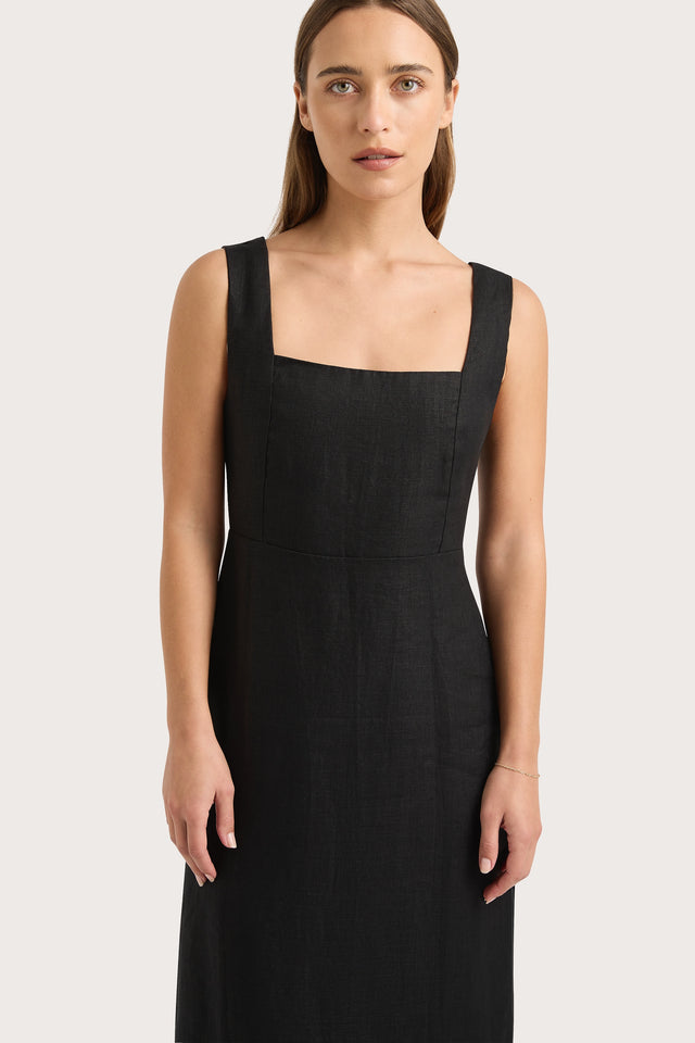 Lais Midi Dress Black