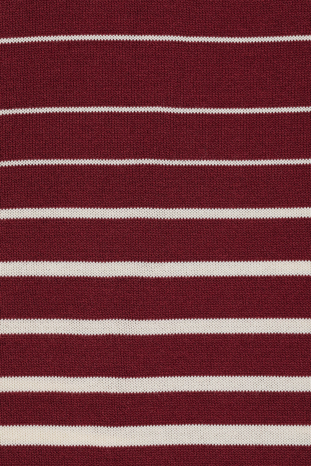Lyana Top Scandi Stripe Red Cream
