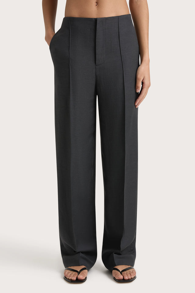 Lenza Trouser Charcoal