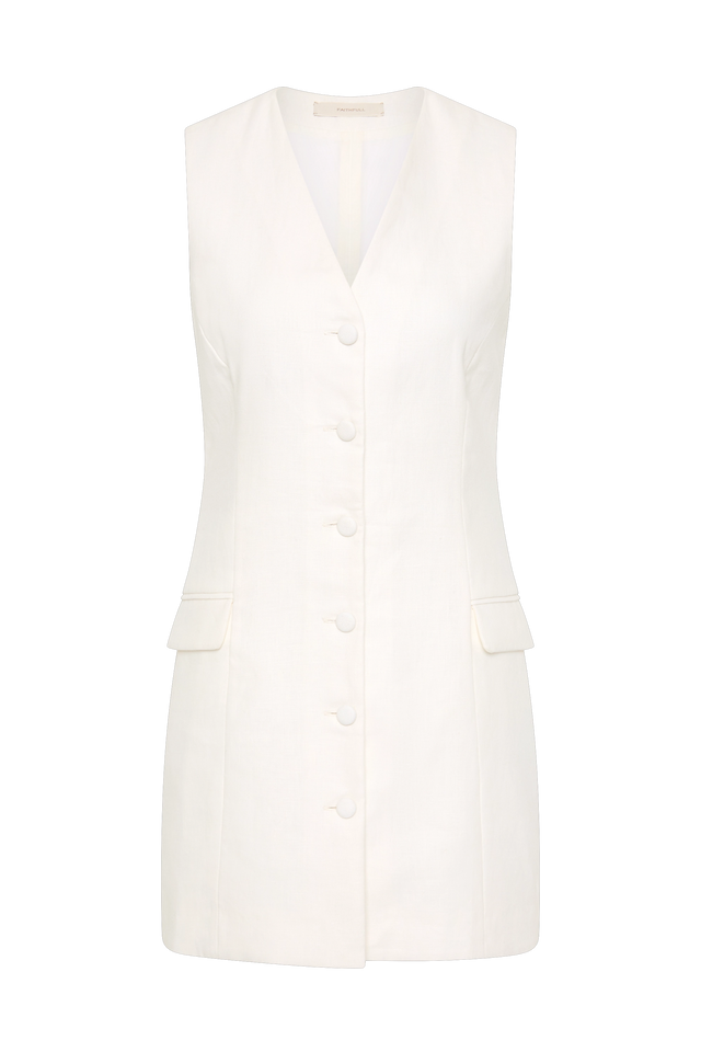 Eloise Mini Dress White