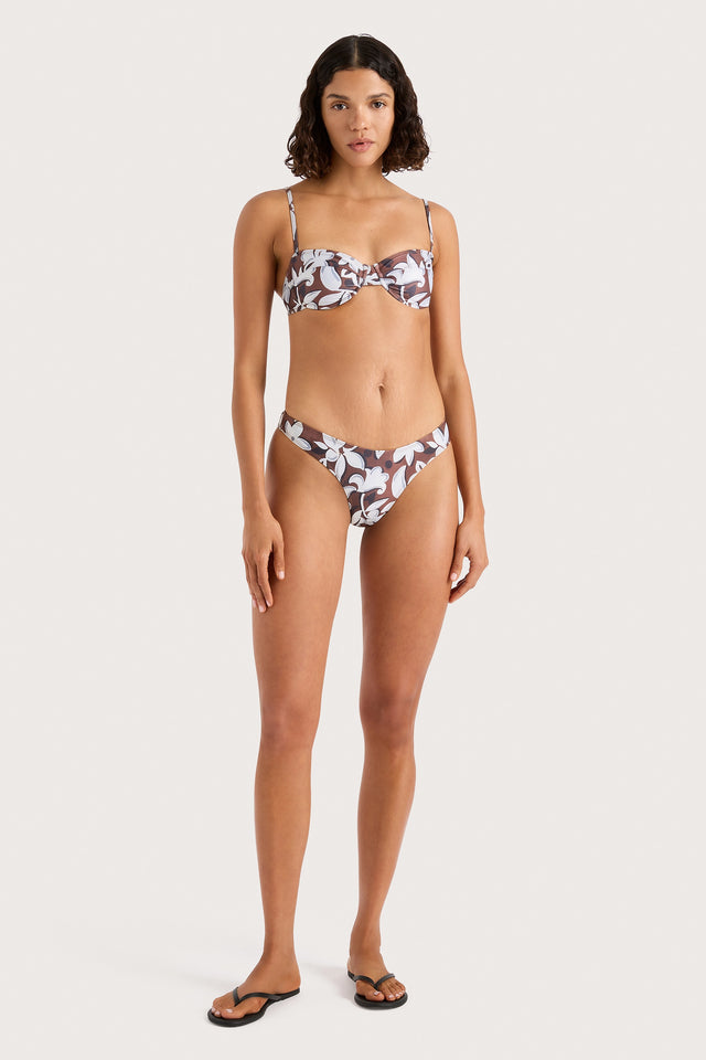 Bebe Bikini Bottom Plumeria