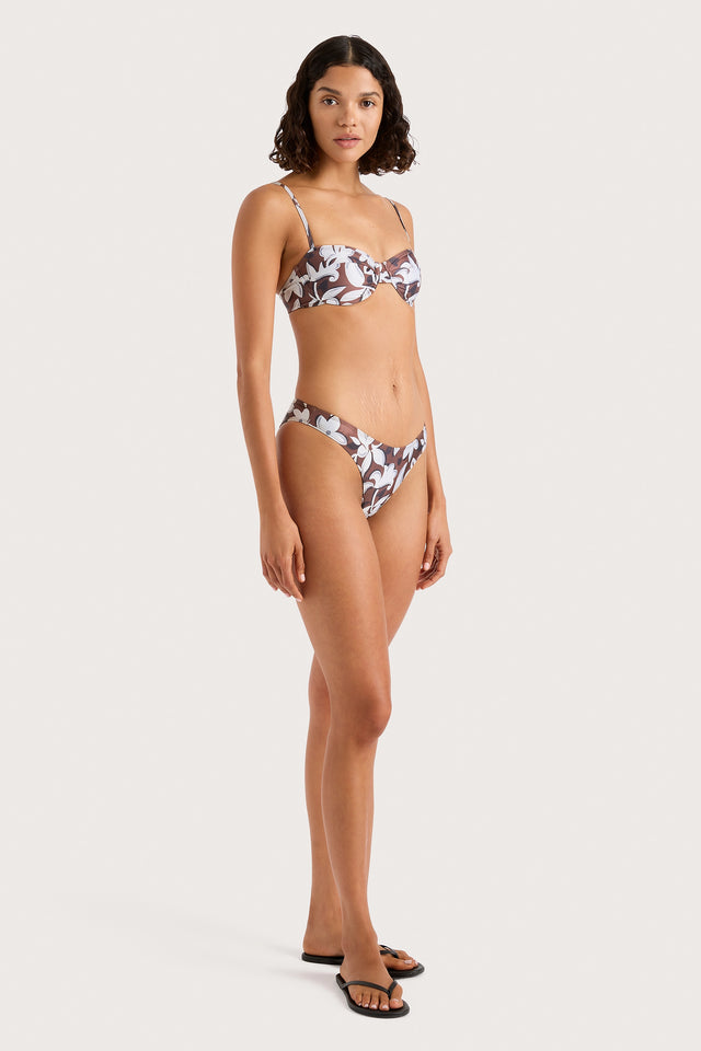 Bebe Bikini Bottom Plumeria